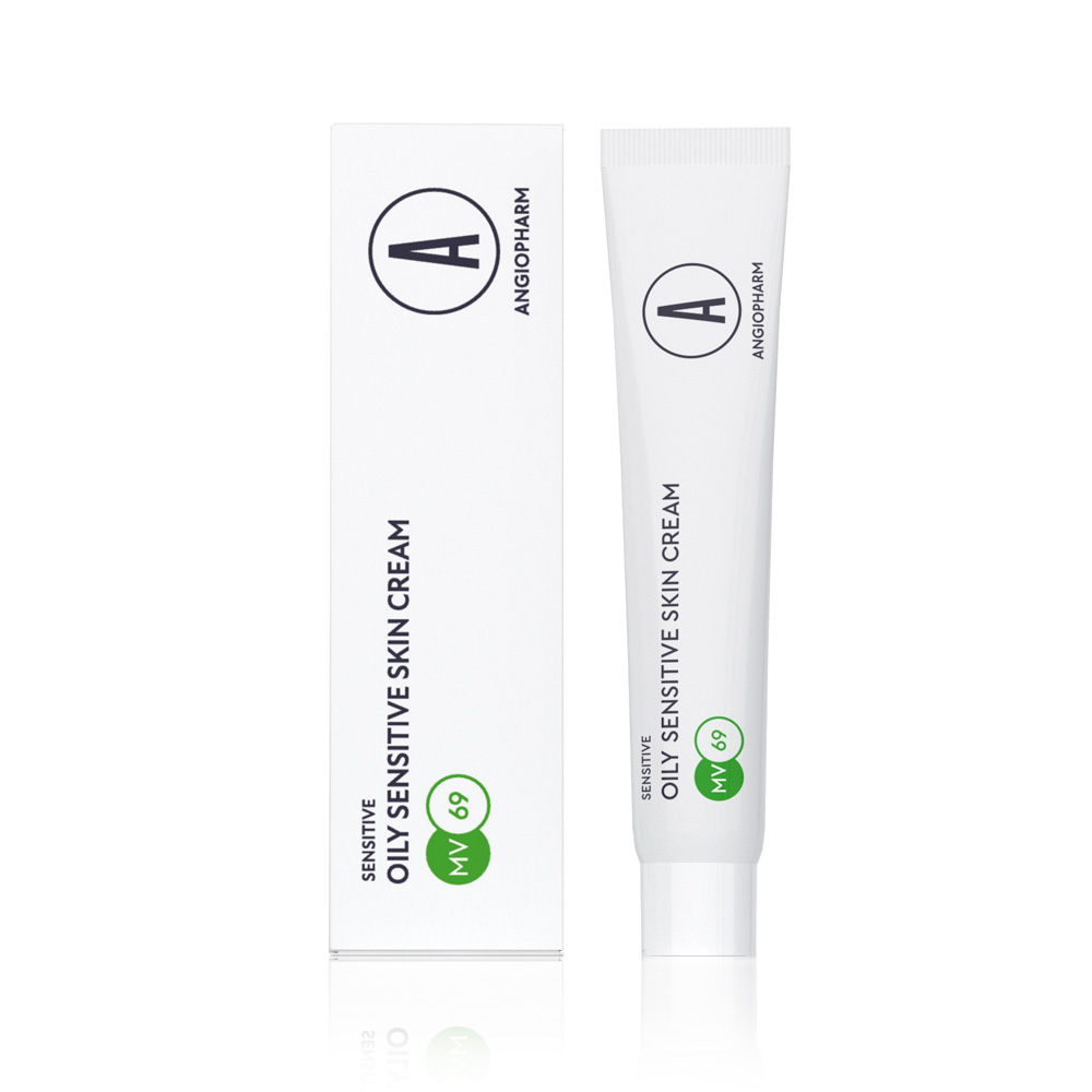 MV69 ANGIOPHARM OILY SENSITIVE SKIN CREAM MINI 7 мл — изображение 1