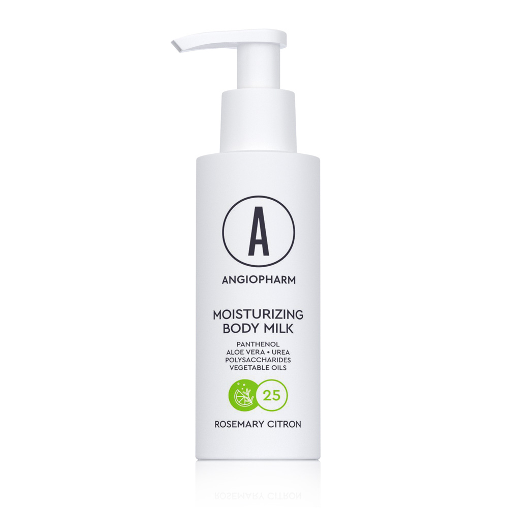 BD19_1 ANGIOPHARM MOISTURIZING BODY MILK ROSEMARY — изображение 1