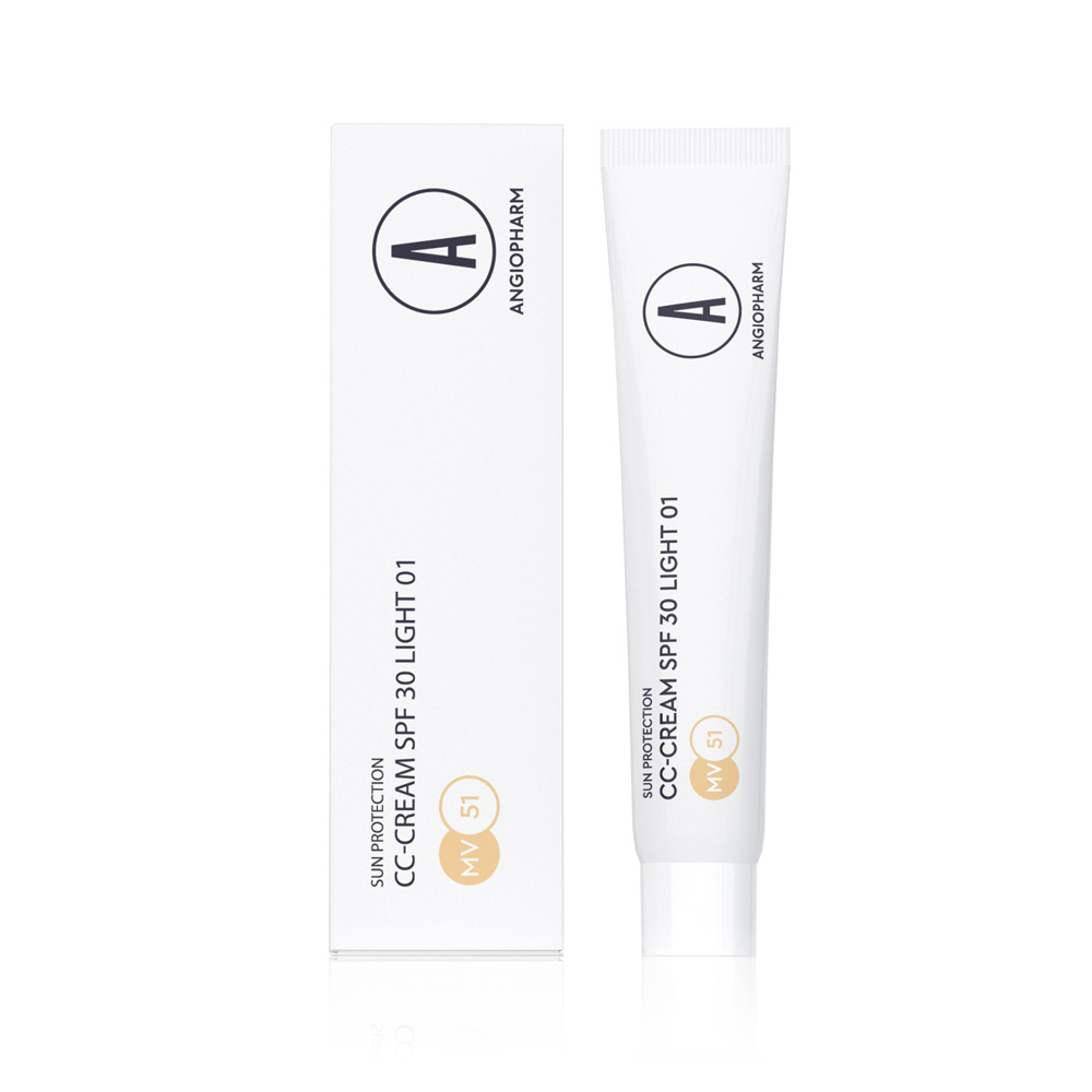 MV51_1 ANGIOPHARM СС-КРЕМ SPF 30 LIGHT 01 7МЛ — изображение 1