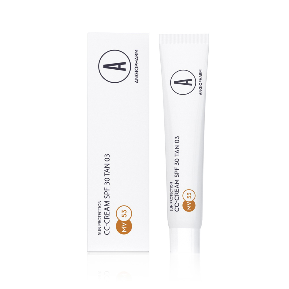 MV53_1 ANGIOPHARM СС-КРЕМ SPF 30 TUN 03 7 МЛ — изображение 1