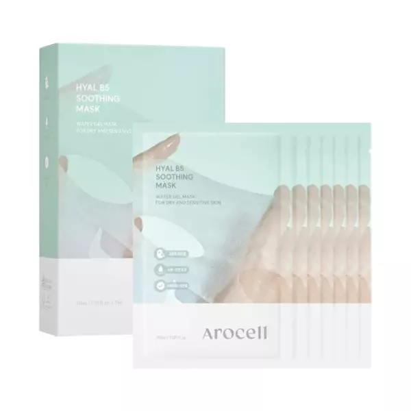 AROCELL HYAL B5 SOOTHING GEL MASK 4 SHEETS